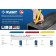 Sensor crayons of bison professional 06330-7, wax, blue, 6 pcs.