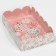 Gift box with PVC lid "Direct pink", 20 x 30 x 8 cm, new year