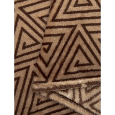Texrepublic blanket, size 180x200 cm, brown color-6