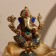 Aroma lace "Ganesha" brass, stone 19 cm
