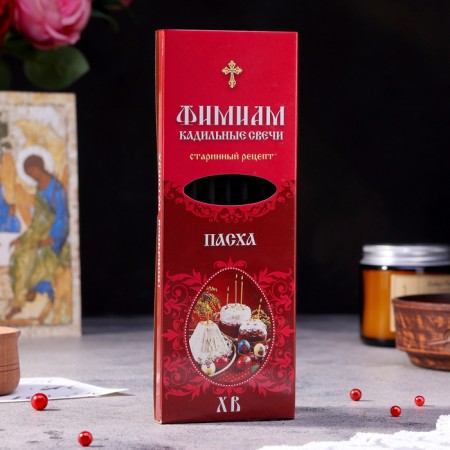 A set of traditional Russian incense Fimiam "Easter", 7 pcs. and stand-3