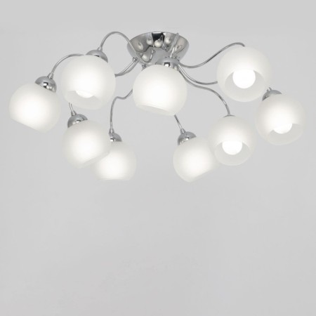 Ceiling chandelier Citilux "Luciana" CL147191, 66x66x25 cm, 9x60W, E14, Gray color-2
