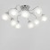 Ceiling chandelier Citilux "Luciana" CL147191, 66x66x25 cm, 9x60W, E14, Gray color