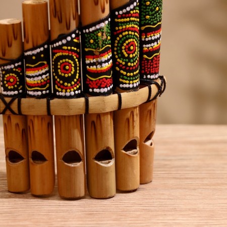 Souvenir musical instrument "Flute Pan" 1.5x15x8.5 cm mix-1