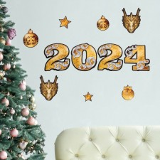 Set of New Year's posters 