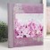 Photo album on 20 magnetic sheets 23x28 cm, int. spiral "Bloom" lilac