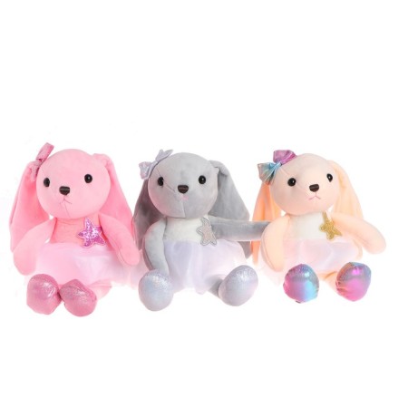 Soft toy "Bunny with a star", color mix-3
