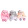 Soft toy "Bunny with a star", color mix