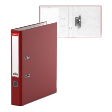 A4 registrar A4, 50mm business, collected, burgundy, plastic pocket, metal kant, 2mm cardboard, capacity of 350 sheets