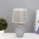Lilvi table lamp E14 40W gray 20x20x33 cm Risalux