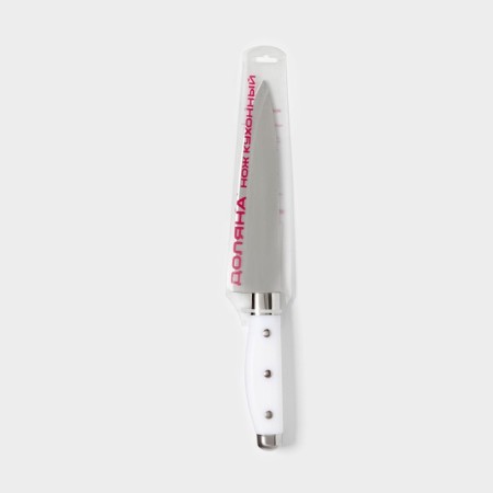 Knife Kitchen shade "Inkanto", blade 15 cm, white color-4