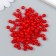 Plastic beads "red" gloss set 25 grams d = 0.6 cm