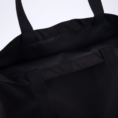 A chopper bag without a zipper, without lining, black color-7