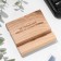 Standing for the phone, tablet "don't count the days, benefit from them", 8*8*1.6 cm, beech