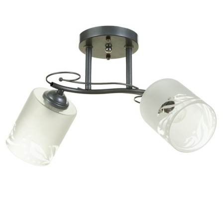 Chandelier 1082/2SL 40W E27 silver 46x15x24 cm Bayerlux