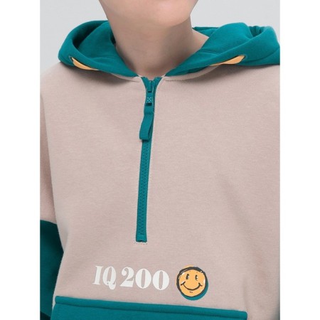 Hudy for the boy Pelican, height 164 cm, green color-9