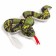 Soft toy "snake" on a suspension, 16 cm, dark green color
