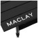 Tourist table Maclay, 82x80x69 cm, with an organizer, black color