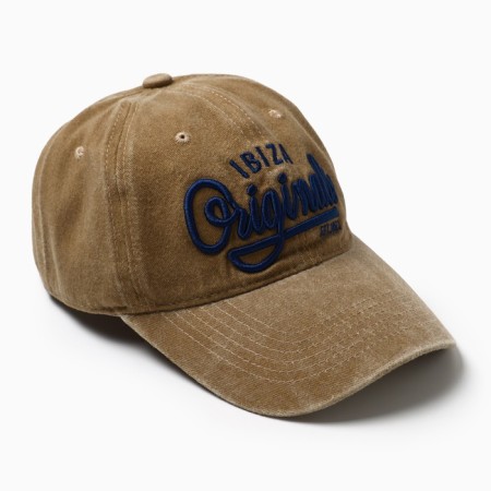 Men's cap "Ibiza", the color is light brown, rr 56-58-3