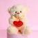 Soft toy "You are my world!", Bear, MIX color