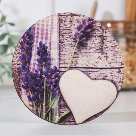 Hot souvenir "romantic lavender" d = 9 cm
