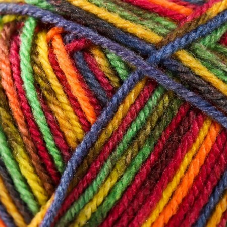 Yarn "Crazy Color" 25% wool, 75% acrylic 260m/100g (148)-2