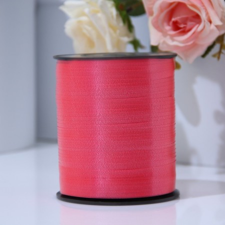 Tape for decor and gifts 0.5 cm x 500 m, red