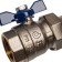 Distributive collector Stout SMB 0473 000006, 6 outputs, with consumables, brass