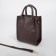Bag Women's Tout with zipper, brown color