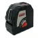 Laser Laser Crown CT44062 TB, 2 red rays, 15 m, 635 nm, ± 3 mm/m, 1/4 and 5/8 "