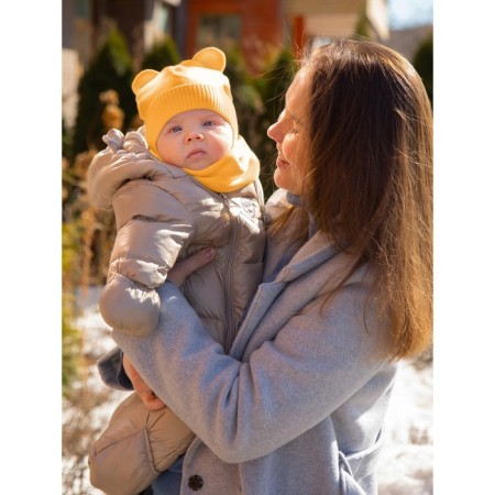 Snud Children's Snood, size from 1 year, yellow color-4