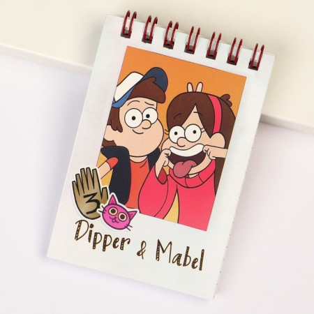 Notepad A7 32 L on the crest Dipper and Mabel, Gravity Falls-2