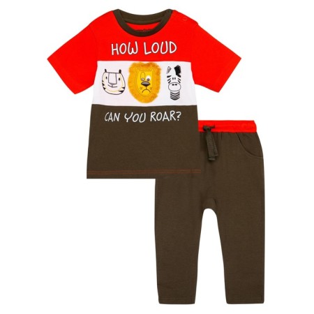 Set for a boy PlayTude: T -shirt and trousers, height 80 cm-3