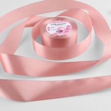 Satin tape, 40 mm × 23 ± 1 m, color pink gold No. 146