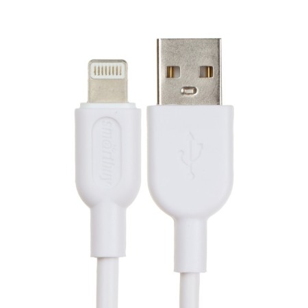 Lightning S01, Lightning - USB, 2.4 A, 1 m, charging + data transfer, white-1