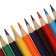 Pencils colored watercolor 12 colors, sharpened, in a cardboard box