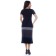 Women's skirt, size 42, gray, blue color