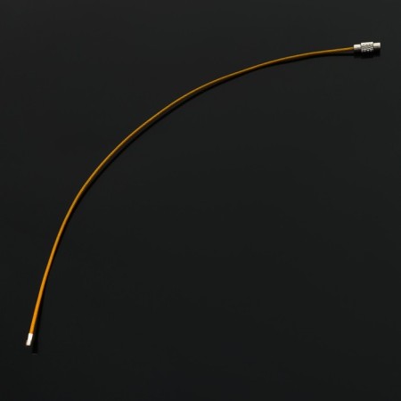 TORSO keychain, steel cable, 25 cm, yellow-2
