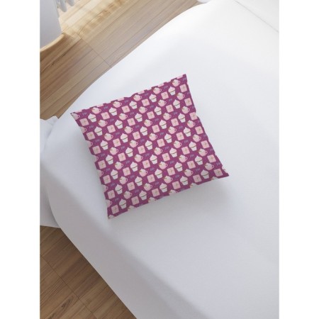 Decorative pillowcase "Coffee with cake", on a zipper, size 45x45 cm-1