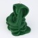 New Year's candle interior “New Year: Snake on Coins”, Green, 78 x 61 x 52