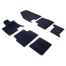 Pile rugs for Nissan Qashqai+2, 2008-2014