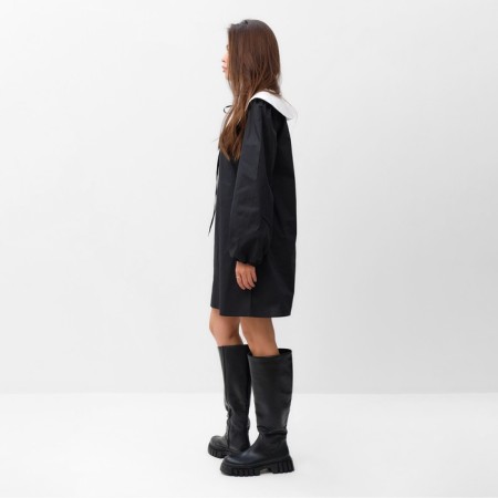 Women's dress MIST with a collar, p. 46, black-3