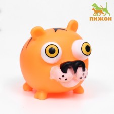 Tiger dog toy 12 cm, orange