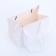 Gift package with a wide bottom of 20 × 14 × 13.2 cm, white