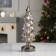 LED figure "Golden Christmas tree" 9 × 29 × 9 cm, glass, batteries AAAX3 (not in the kit), glow warm white