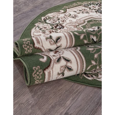 Oval Merinos Gavana carpet, size 100x200 cm, color Green-2