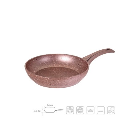 Pan 24 cm Oursson, pink gold-2