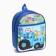A backpack with a pocket 25*22*9cm, Blue Tractor