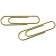 Office paper clips 50mm, golden 100 pieces of Berlingo, in cardboard packaging