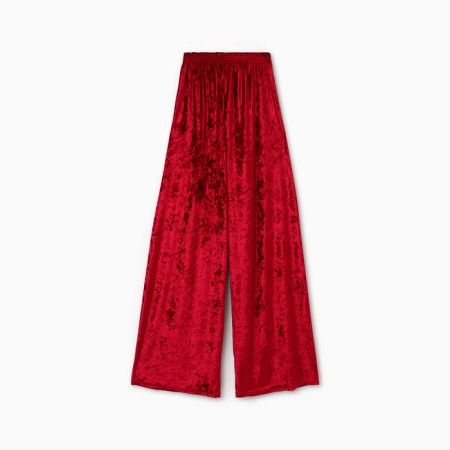 Home Women's Pants KAFTAN "velvet", 52-54, burgundy-6